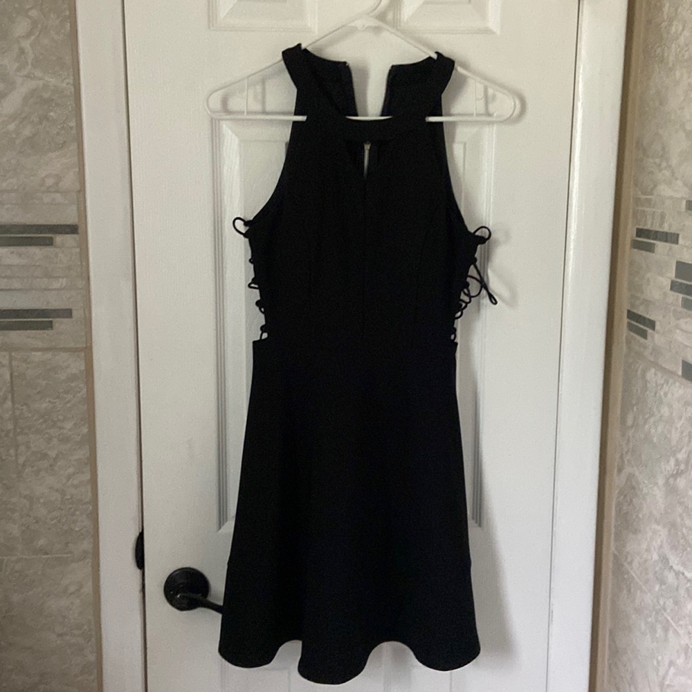 Black cocktail dress